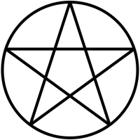 pentagram circumscribed