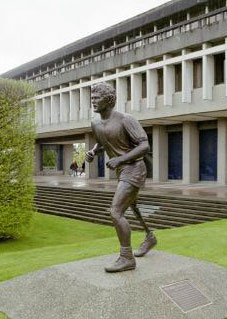 A statue of Terry Fox