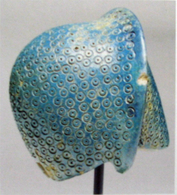 Blue crown, taken from a sculpture
