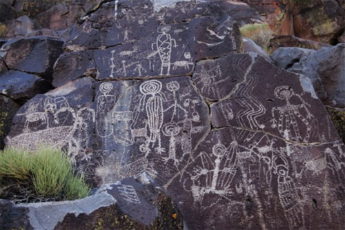 Rock art of the Shoshone from the Coso Range, eastern California, up to 16.000 years old