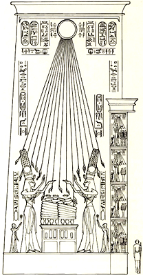 Abstract representation of the solar disk